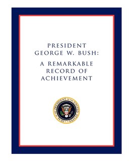 Front cover_President George W. Bush