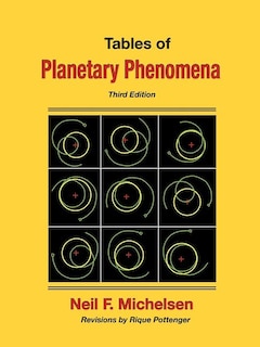 Couverture_Tables of Planetary Phenomena