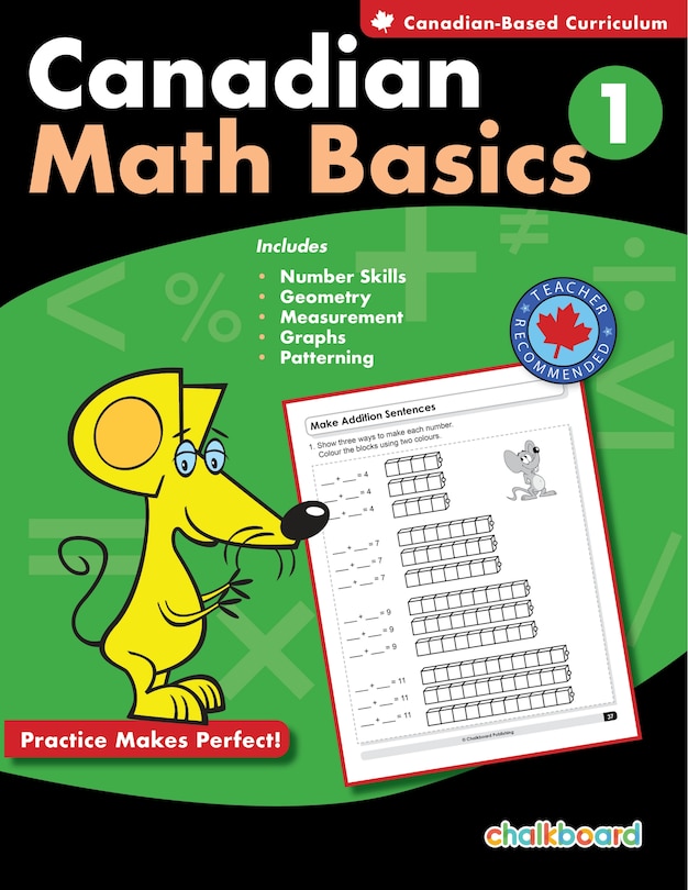 Front cover_Canadian Math Basics Grade 1