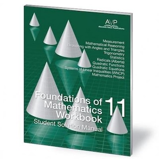 Front cover_iWriteMath Foundations of Mathematics 11 Workbook Student Solution Manual