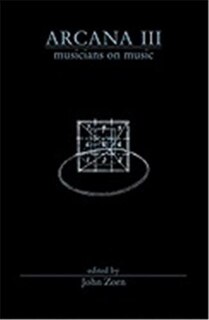 Front cover_Arcana III: Musicians on Music