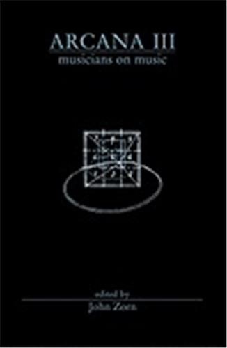 Front cover_Arcana III: Musicians on Music