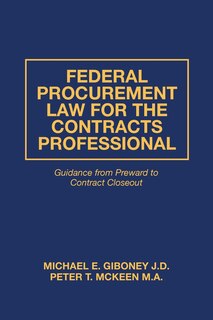 Front cover_Federal Procurement Law For The Contracts Professional