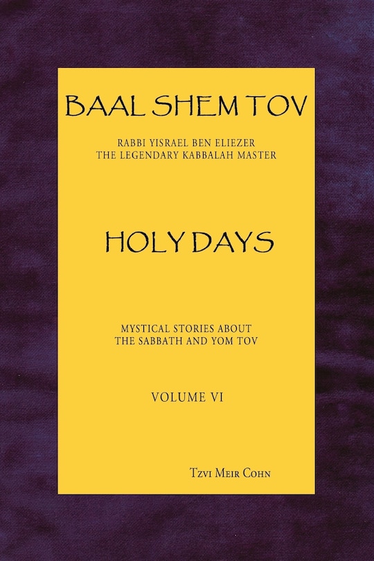Couverture_Baal Shem Tov Holy Days