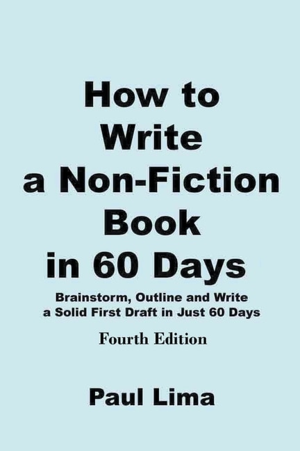 Front cover_How to Write a Non-fiction Book in 60 Days