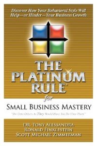 Front cover_The Platinum Rule For Small Business Mastery