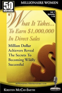 Couverture_What It Takes... To Earn $1,000,000 In Direct Sales