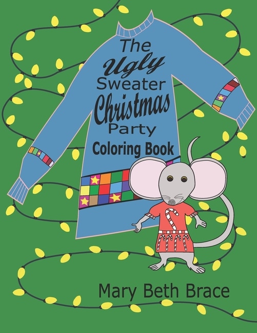 Front cover_The Ugly Sweater Christmas Party Coloring Book