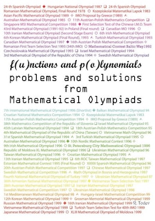 Couverture_Functions and Polynomials Problems and Solutions from Mathematical Olympiads