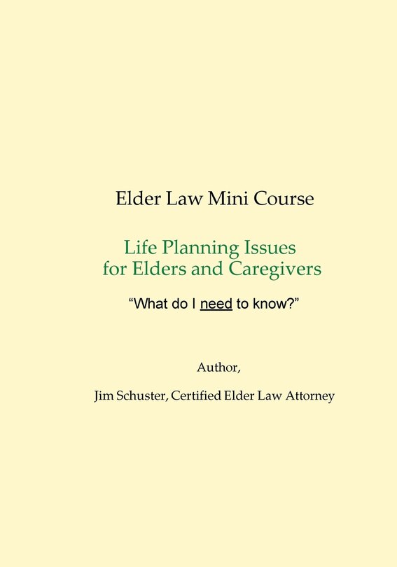 Couverture_Elder Law Mini-Course 2018