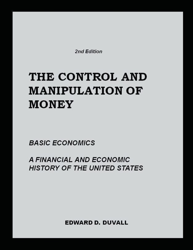 Couverture_The Control and Manipulation of Money