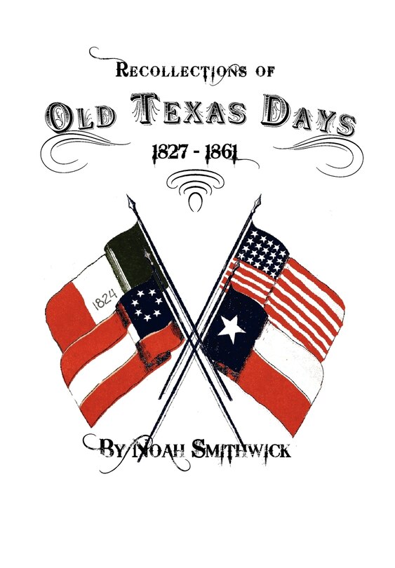 Front cover_Recollections of Old Texas Days