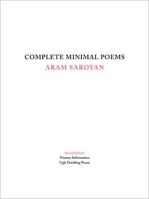 Couverture_Complete Minimal Poems