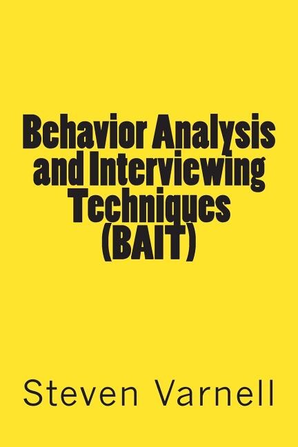 Front cover_Behavior Analysis and Interviewing Techniques (BAIT)
