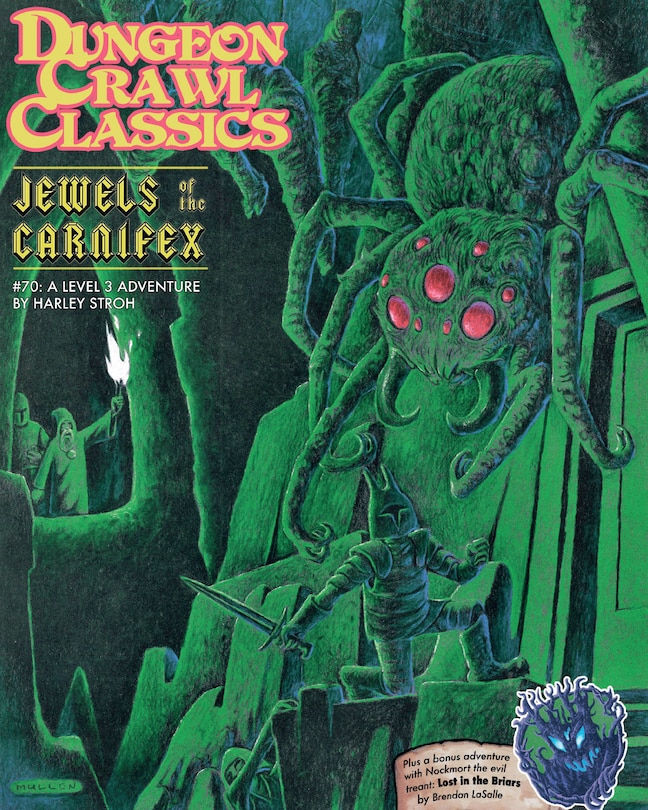 Front cover_Dungeon Crawl Classics #70: Jewels of the Carnifex