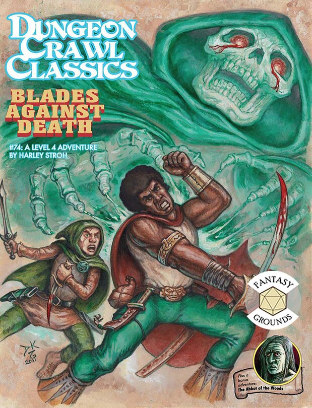 Front cover_Dungeon Crawl Classics #74: Blades Against Death