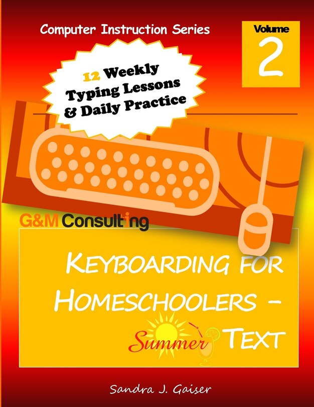 Front cover_Keyboarding for Homeschoolers - Summer Text