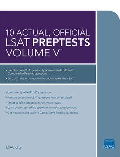 Front cover_10 Actual, Official LSAT PrepTests Volume V