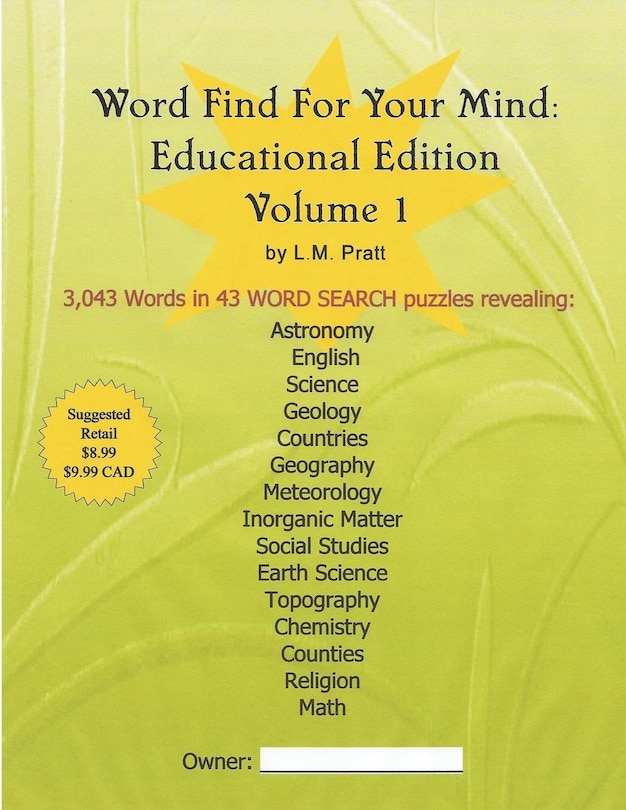 Couverture_Word Find For Your Mind