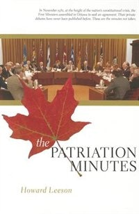 Front cover_Patriation Minutes