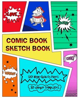 Front cover_Comic Book Sketch Book