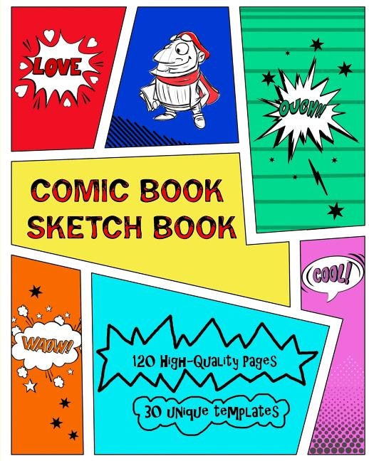 Front cover_Comic Book Sketch Book