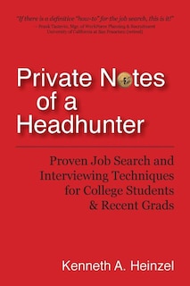 Couverture_Private Notes of a Headhunter
