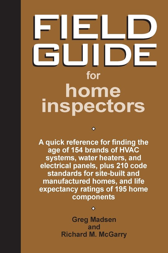 Front cover_Field Guide for Home Inspectors