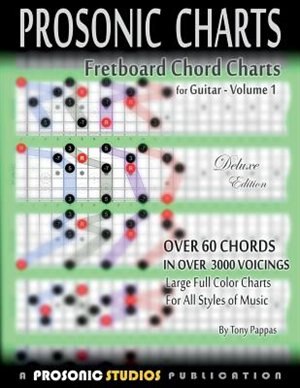 Couverture_Fretboard Chord Charts for Guitar - Volume 1