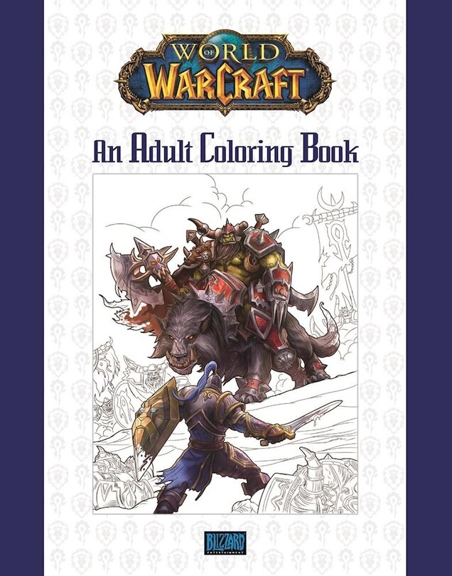 Front cover_World Of Warcraft: An Adult Coloring Book