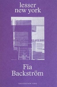 Front cover_Fia Backstr�m: Lesser New York