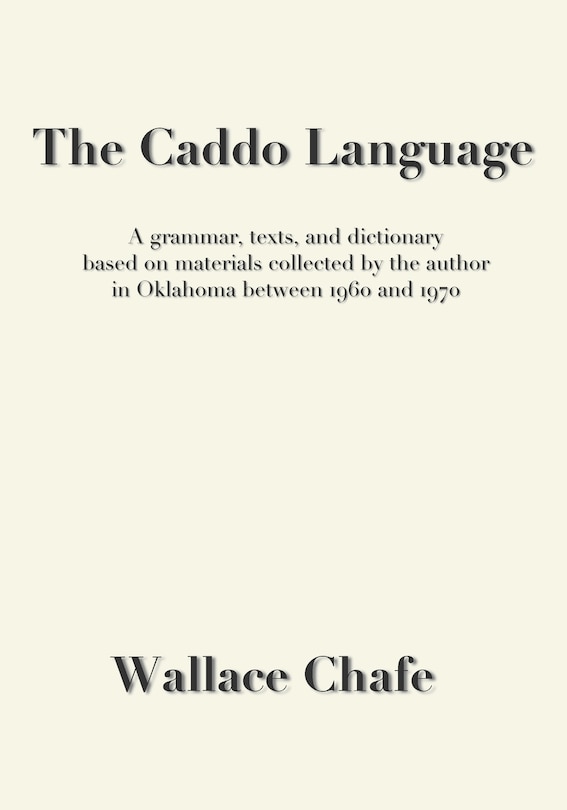 Front cover_The Caddo Language