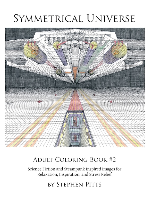 Front cover_Symmetrical Universe Adult Coloring Book #2