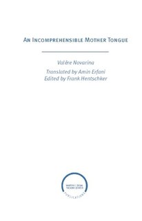 Front cover_Incomprehensible Mother Tongue