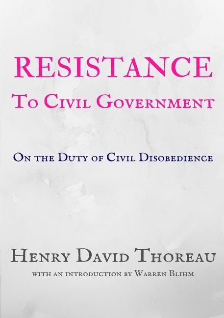 Front cover_Resistance to Civil Government