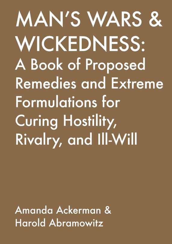 Front cover_Man's Wars & Wickedness