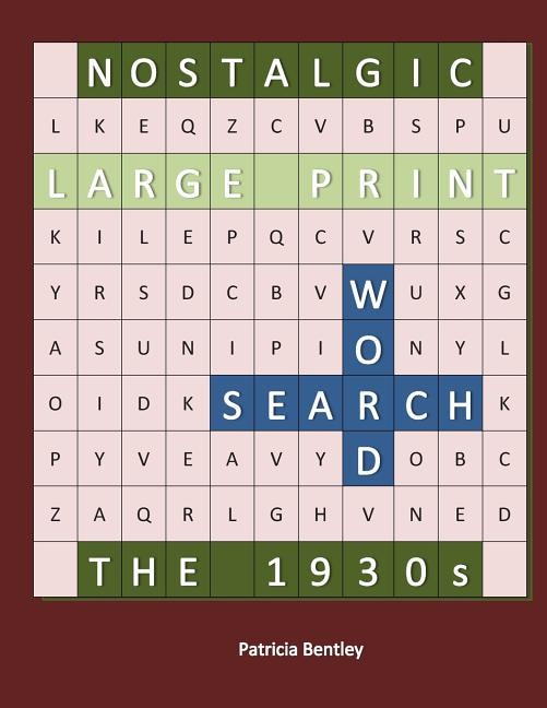 Front cover_Nostalgic Large Print Word Search