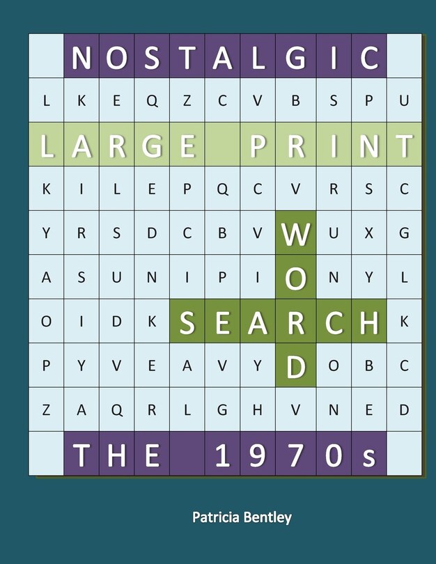 Front cover_Nostalgic Large Print Word Search