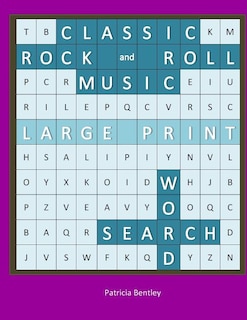 Front cover_Classic Rock And Roll Music Large Print Word Search