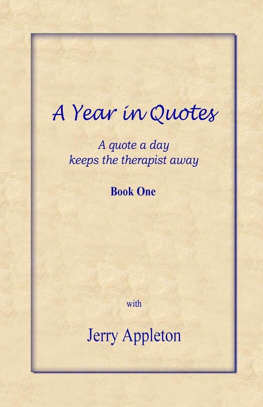 Front cover_A Year in Quotes - Book One