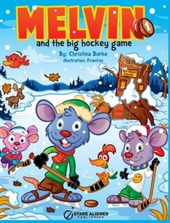 Front cover_Melvin And The Big Hockey Game (hardcover)