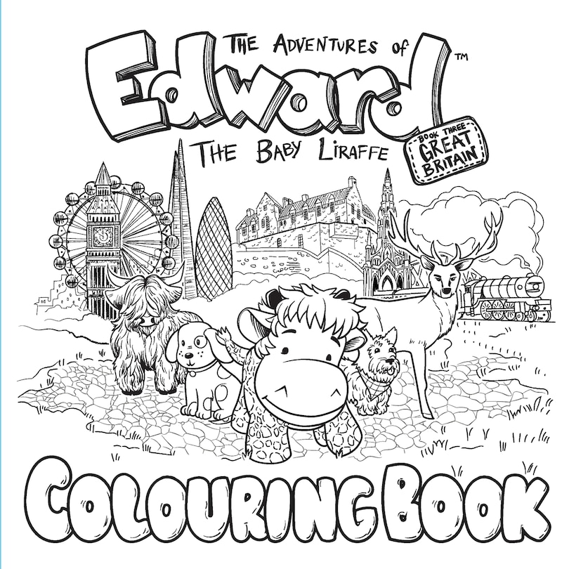 Front cover_The Adventures of Edward the Baby Liraffe