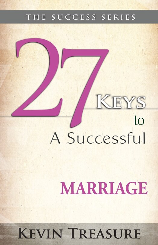 Couverture_27 Keys To A Successful Marriage