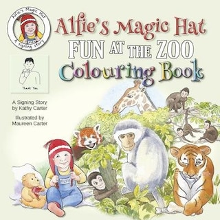 Couverture_Alfie's Magic Hat - Fun at the Zoo Colouring Book