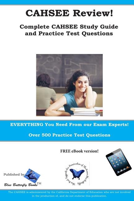 Front cover_CAHSEE Review! Complete CAHSEE Study Guide and Practice Test Questions