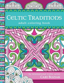 Front cover_Celtic Traditions adult coloring book