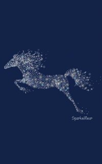 Sparkelfleur: 150-page Compact, Small Horse Journal (diary, notebook) - 5 x 8 inches