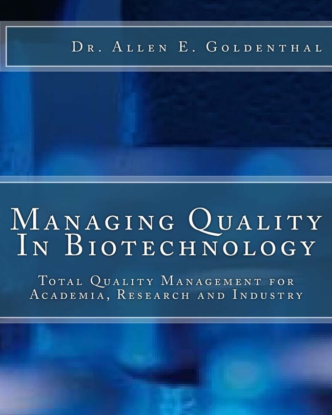 Front cover_Managing Quality In Biotechnology