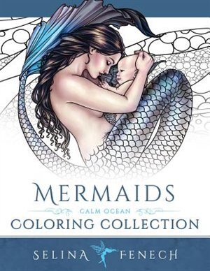 Front cover_Mermaids - Calm Ocean Coloring Collection