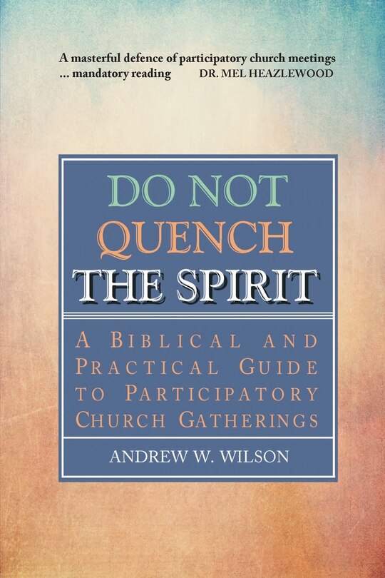 Front cover_Do Not Quench the Spirit